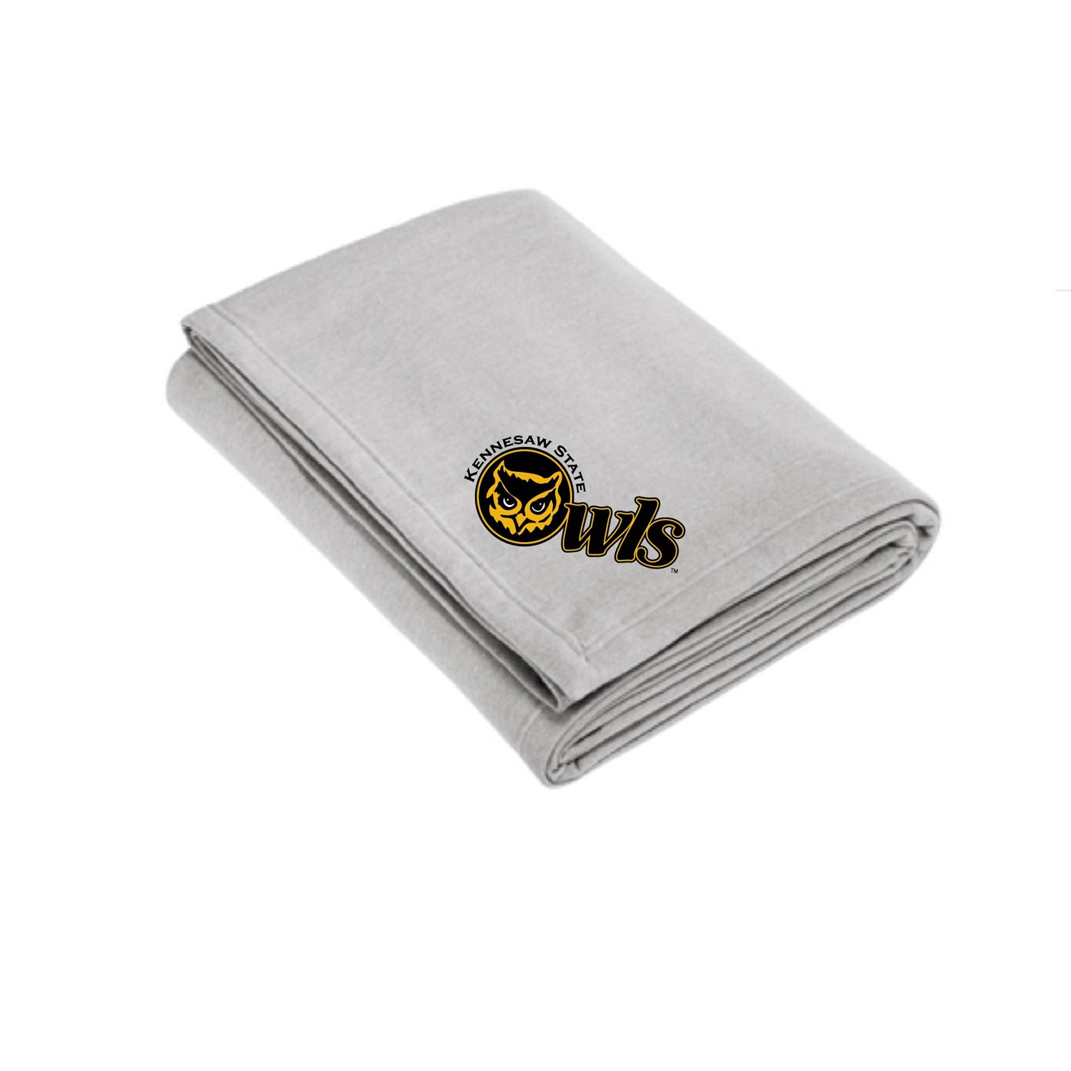 Oversized Fleece Sweatshirt Blanket - Vintage KS Owl Logo BP79VKSOWL