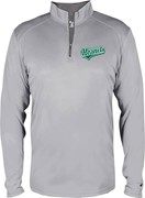 Men's Performance Quarter-Zip Pulloverv- Vintage Hornets Logo 4102VH View 2